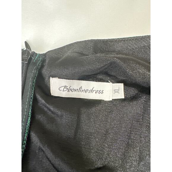 Bbonlinedress Women's Sequins Sparkling Maxi Glitter Long Split  Dress XL - Picture 6 of 11